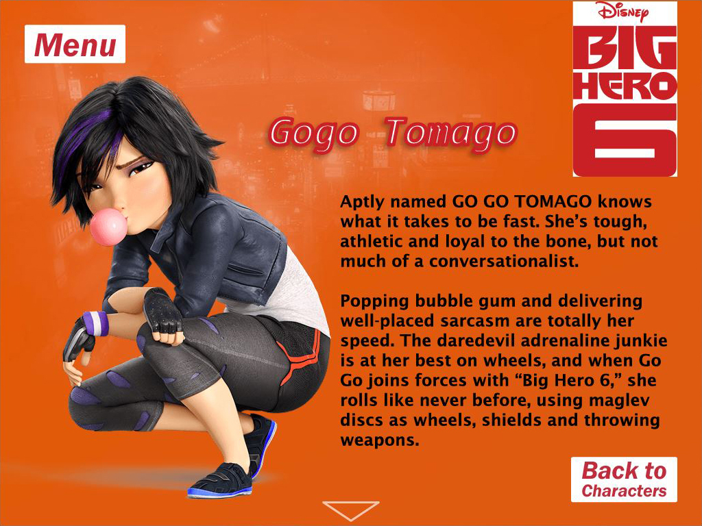 Big Hero 6 Gogo Bio