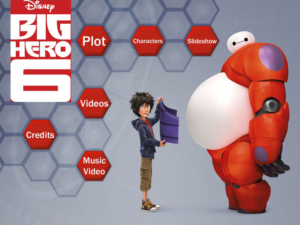 Big Hero 6 Menu