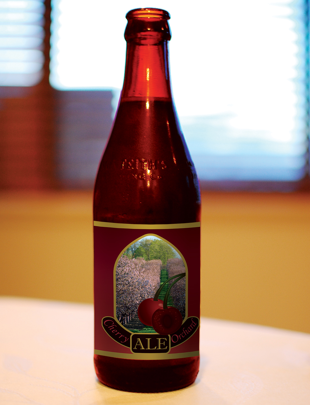 Cherry Orchard Ale Bottle